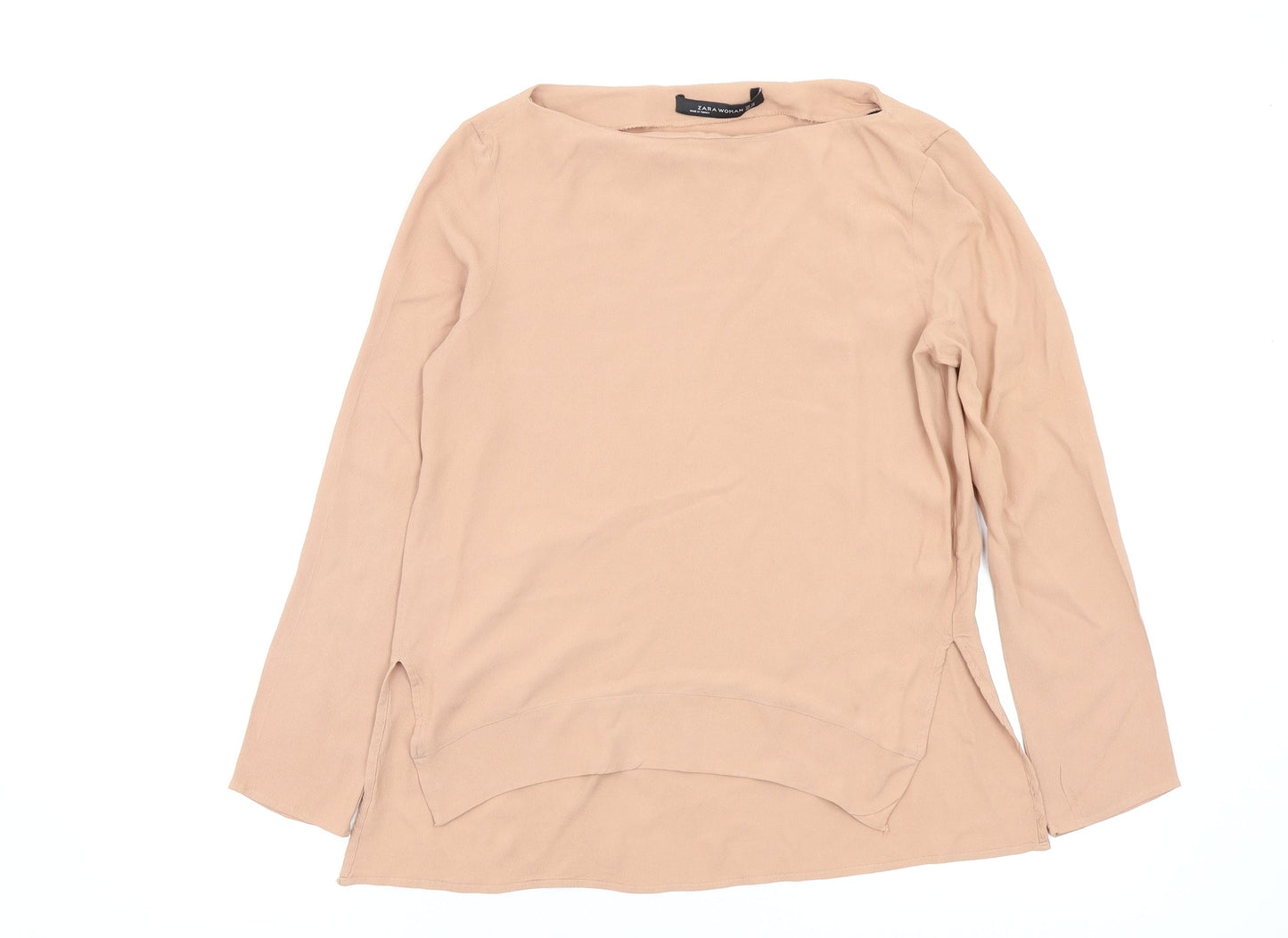 Zara Womens Beige   Basic Blouse Size 4
