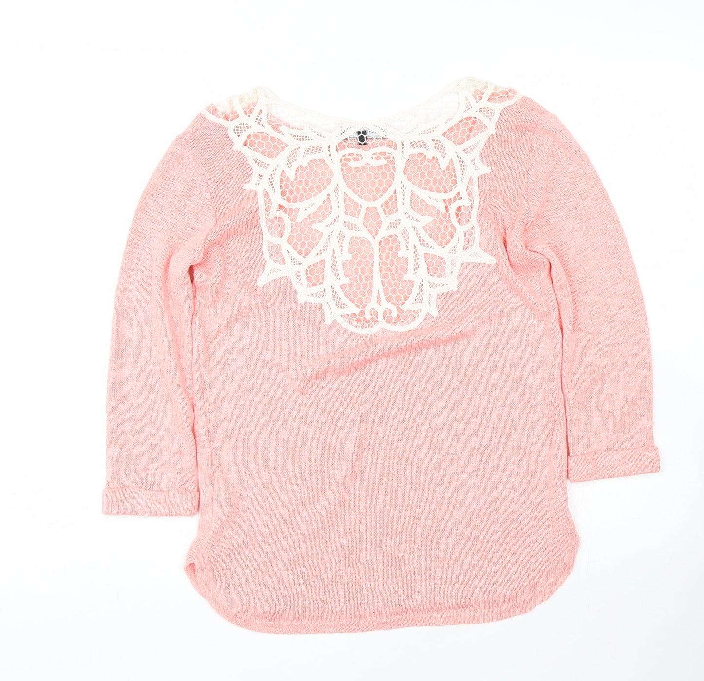 New Look Womens Pink   Pullover Jumper Size 6