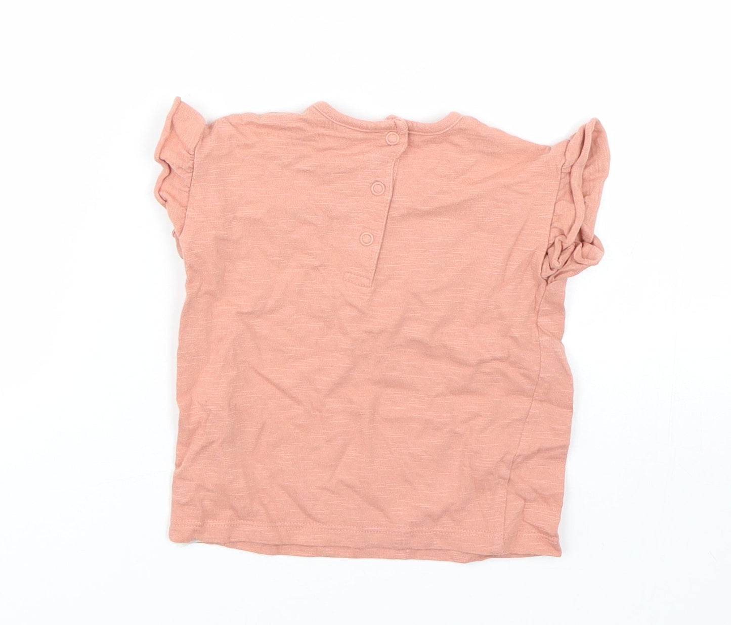 George Girls Pink   Basic T-Shirt Size 6-9 Months