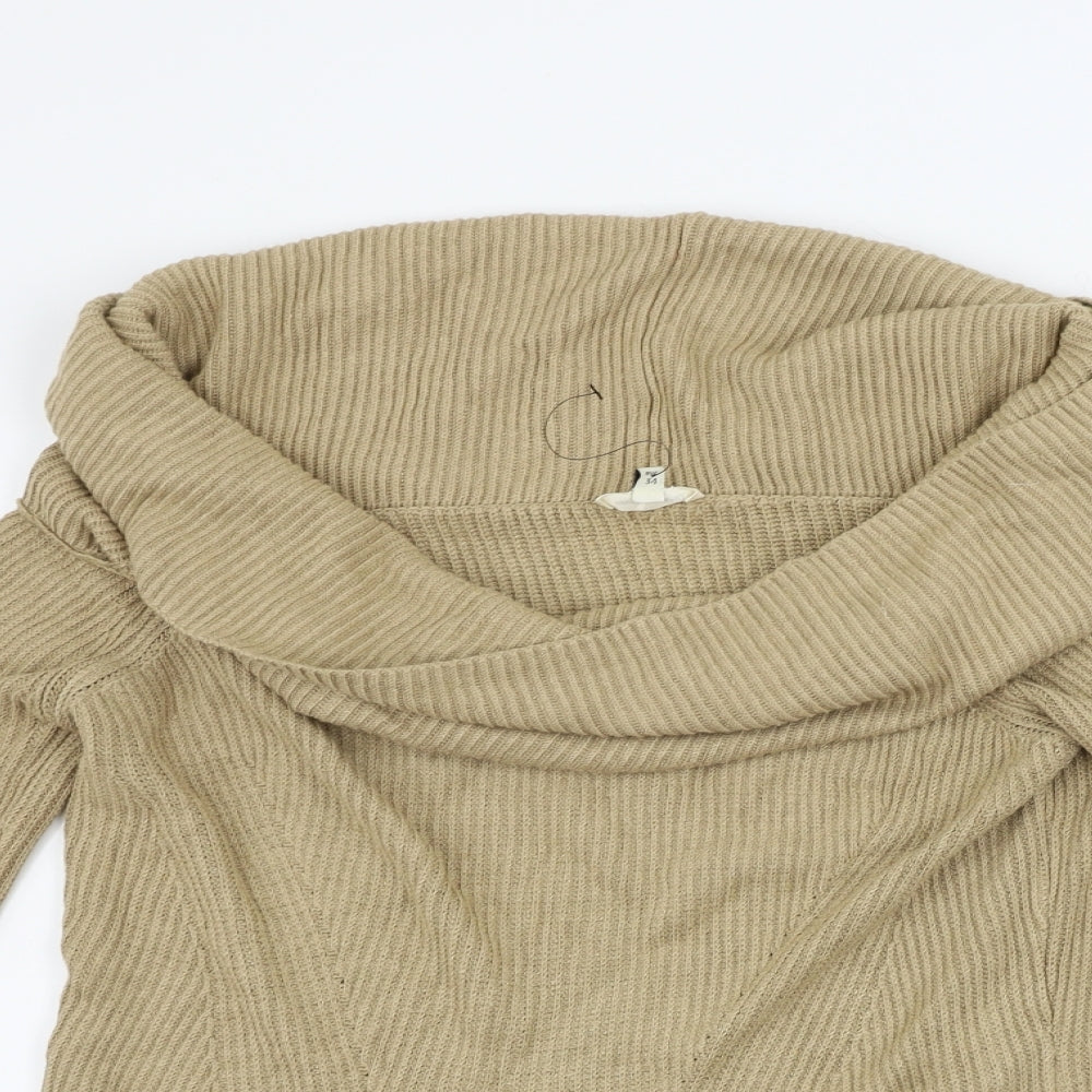 River Island  Womens Beige   Pullover Jumper Size 8