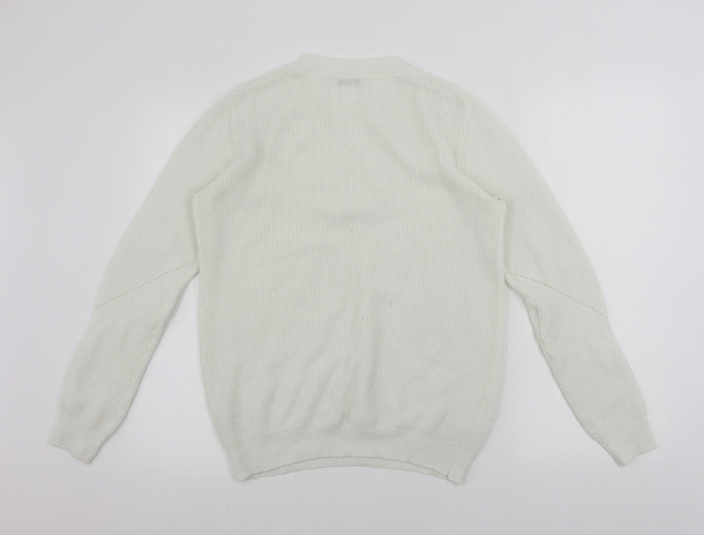 Tu Womens White   Pullover Jumper Size 12