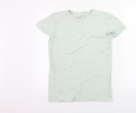 Blue Cherry   Womens Green   Basic T-Shirt Size S