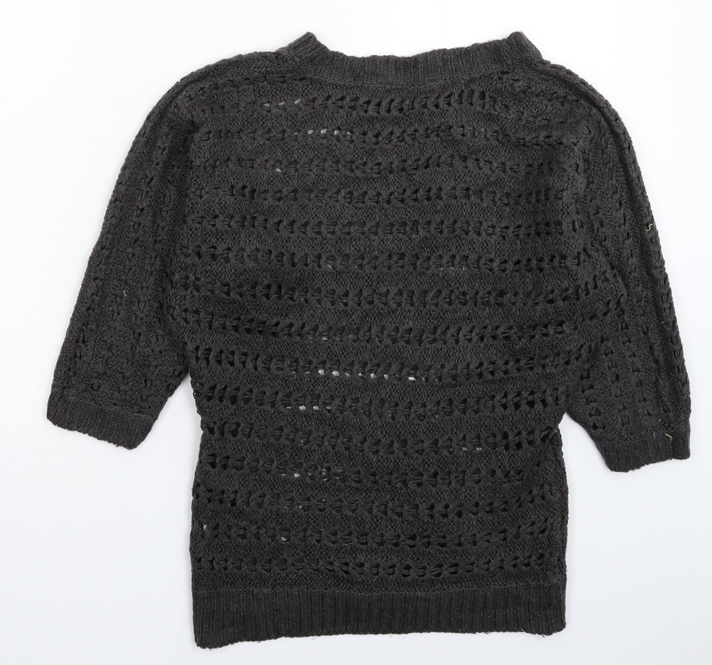 Select Womens Grey  Knit Pullover Jumper Size 10