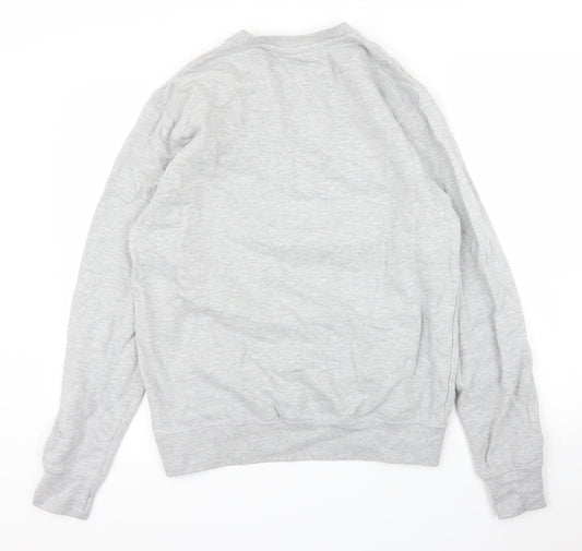 Just Hoods Mens Grey   Pullover Jumper Size M