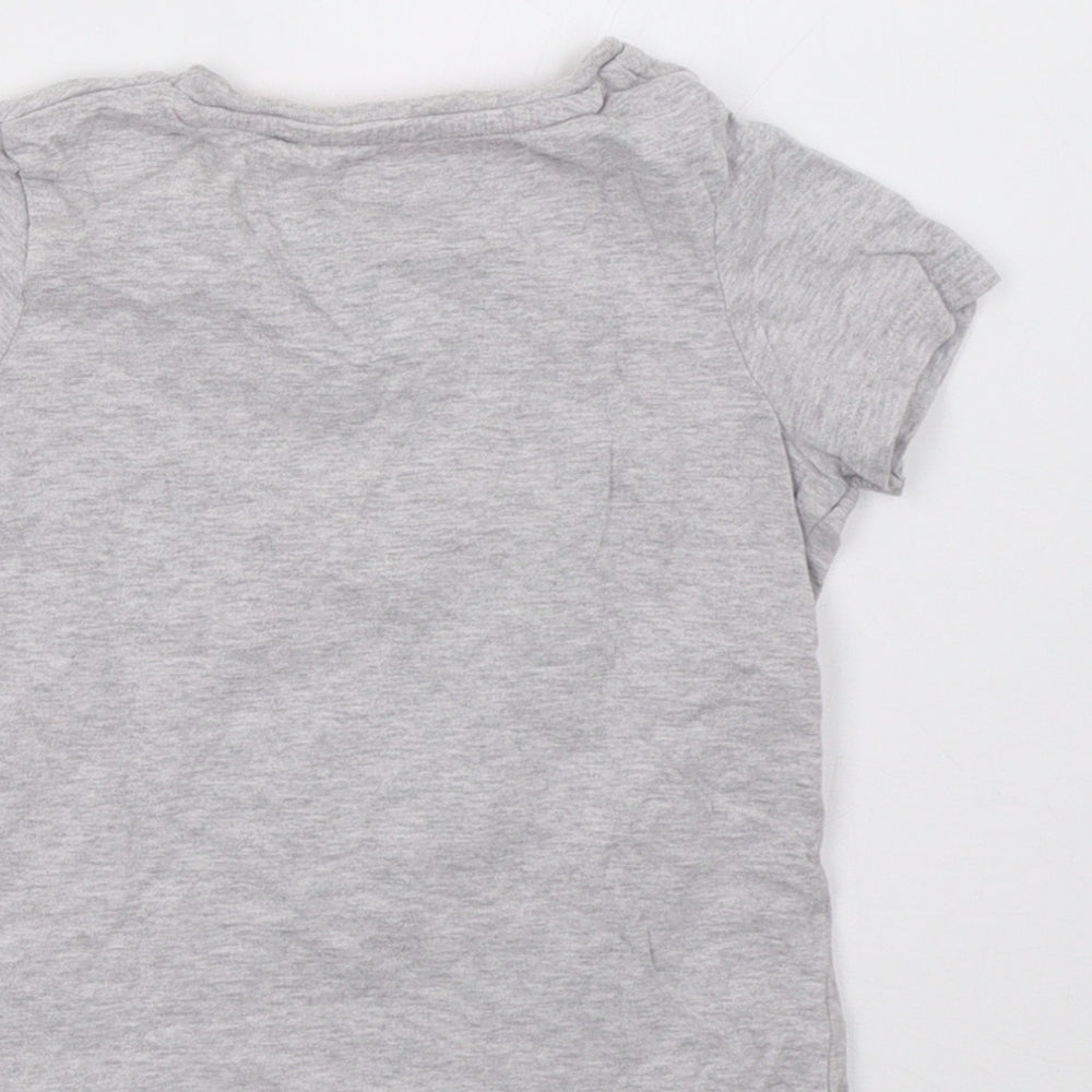 Marks and Spencer Girls Grey   Basic T-Shirt Size 5 Years