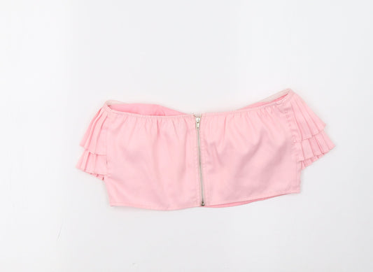 In the Style Womens Pink   Wrap Tank Size 10