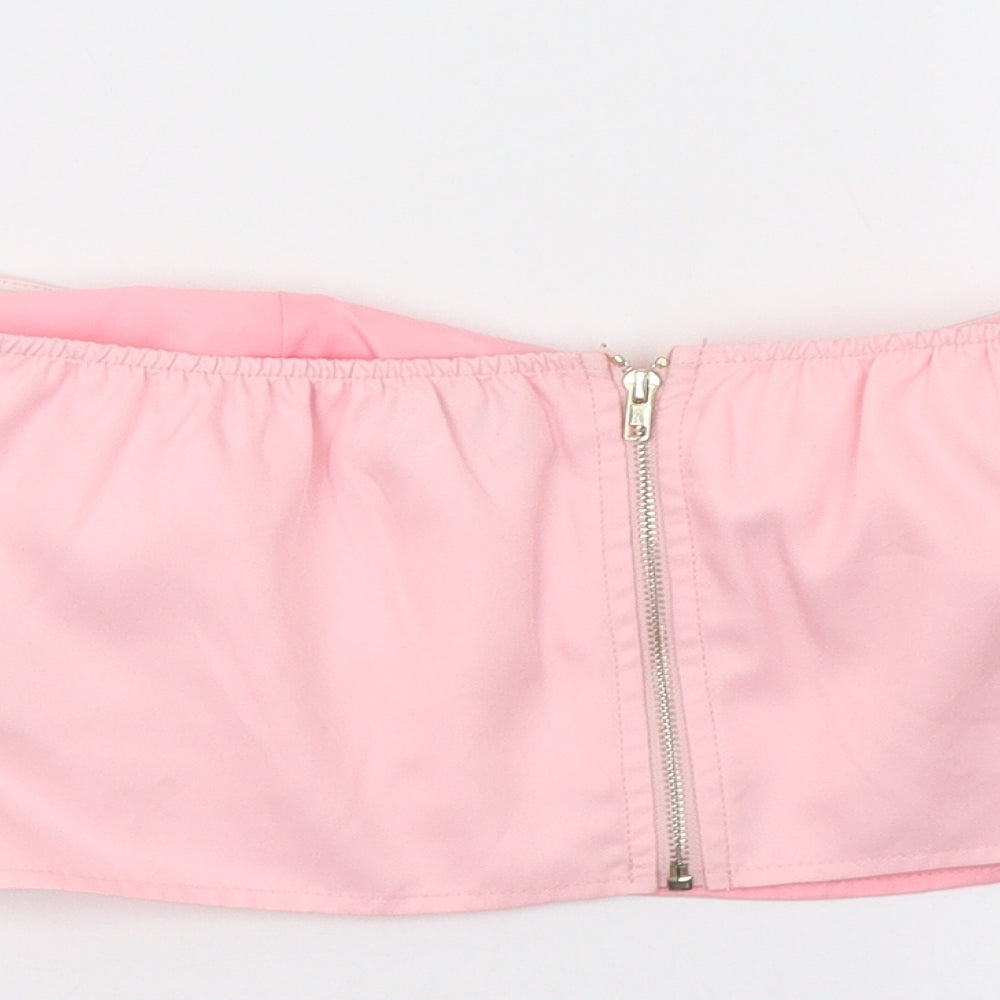 In the Style Womens Pink   Wrap Tank Size 10