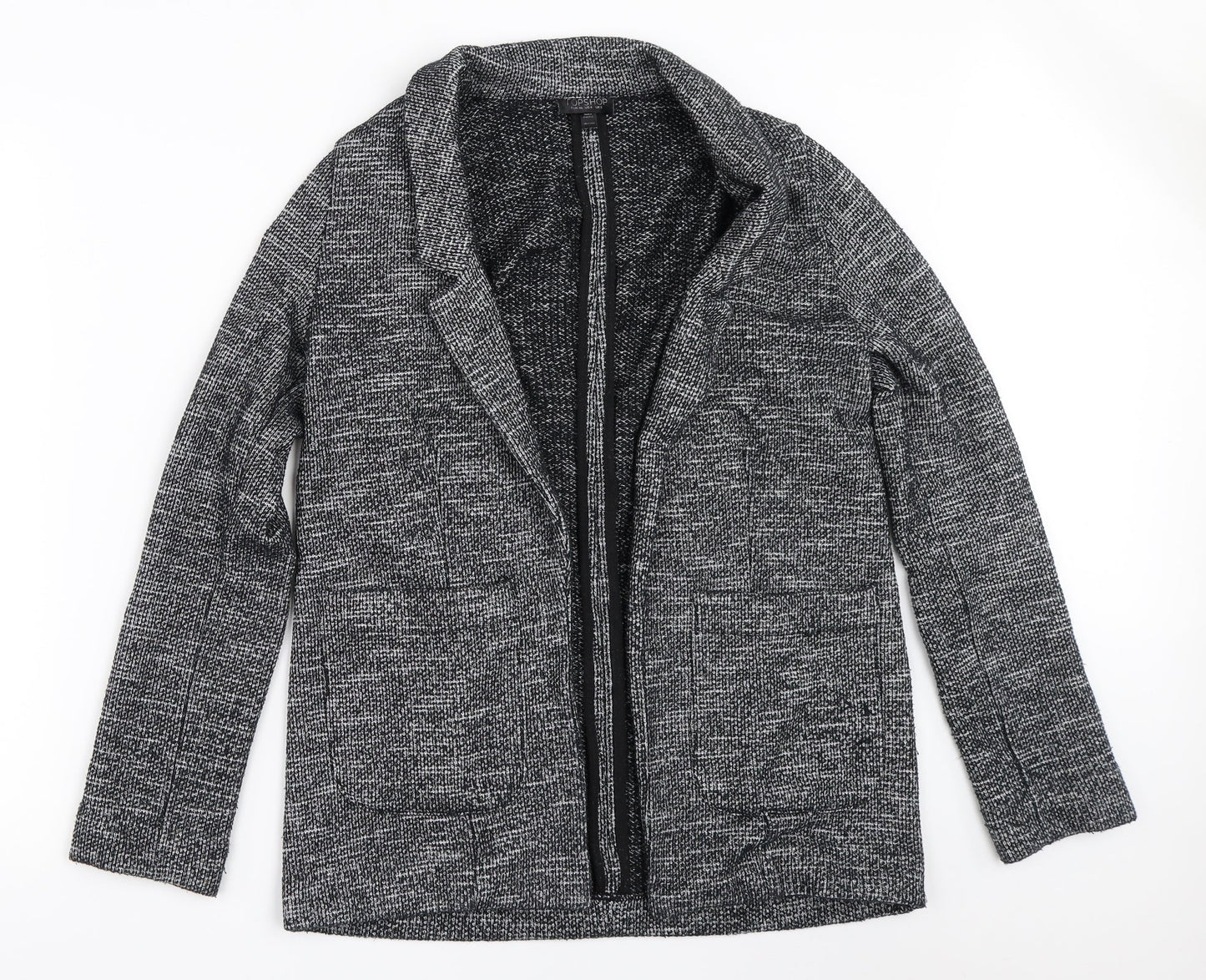 Topshop Womens Black   Jacket  Size 8