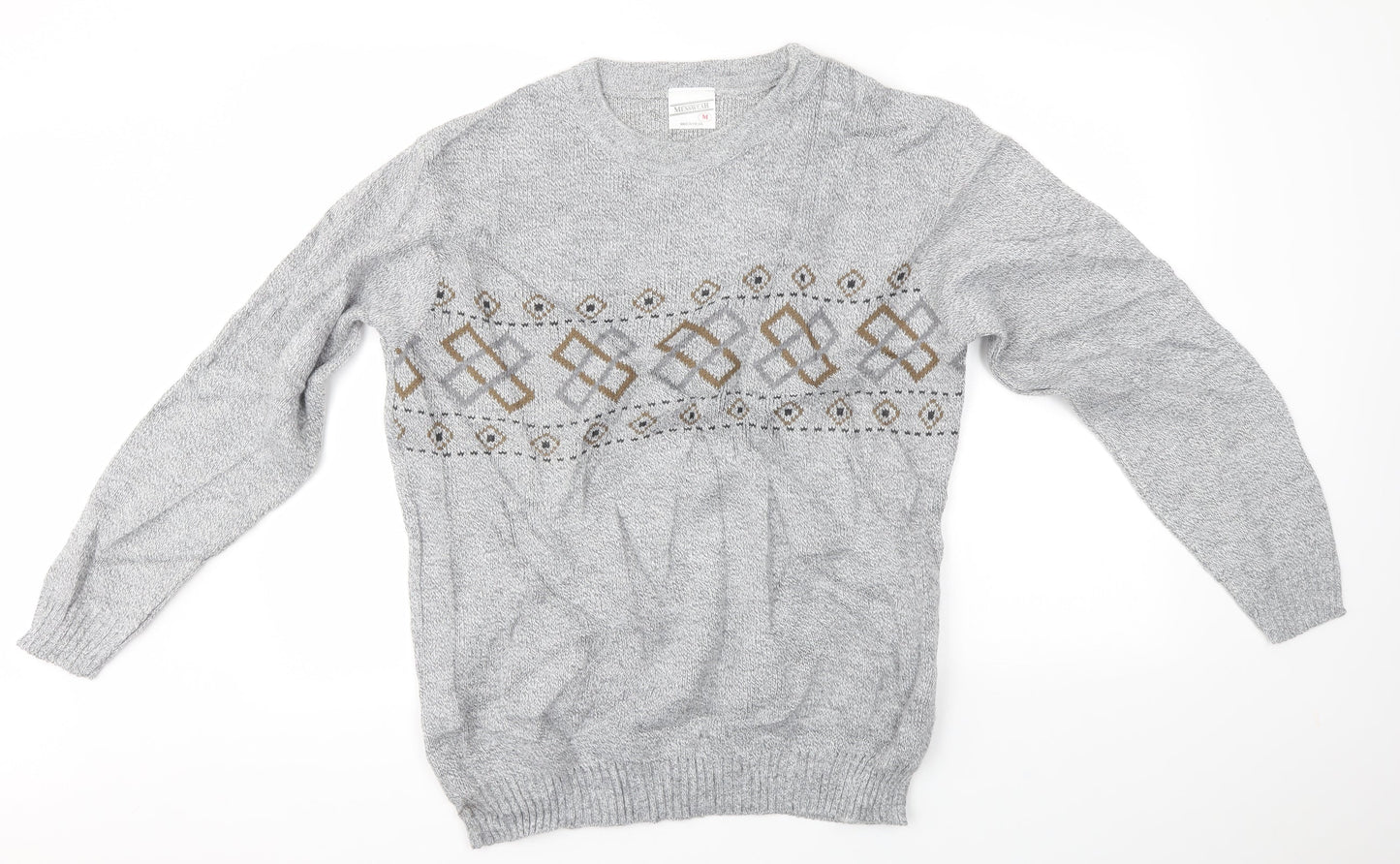MENSWEAR Mens Grey   Pullover Jumper Size M