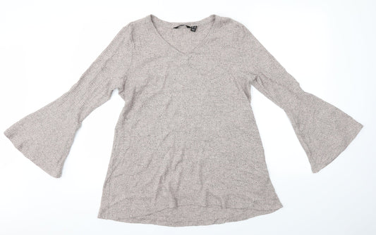 H by Halston Womens Pink   Basic Blouse Size M