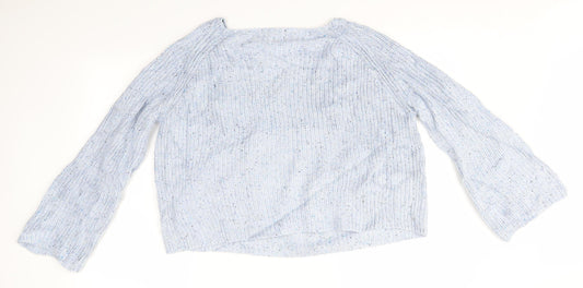 H&M Womens Blue   Pullover Jumper Size M