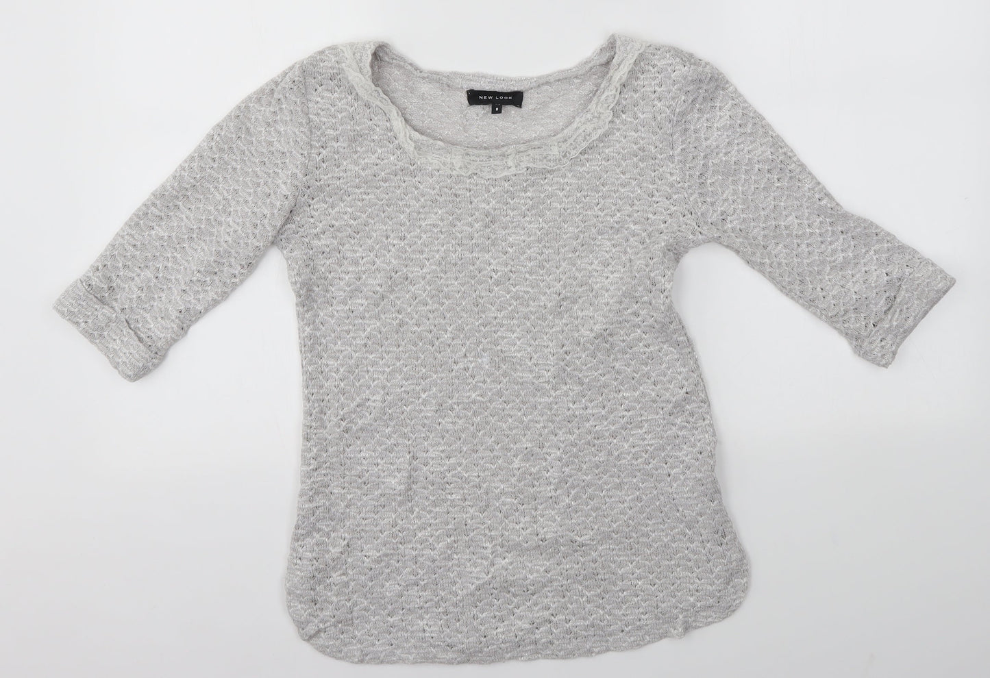 New Look Womens Grey   Pullover Jumper Size 8