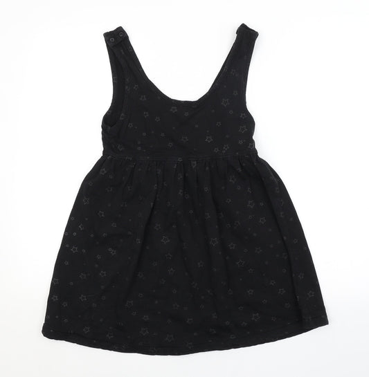 Preworn Womens Black Argyle/Diamond  Basic Blouse Size 10
