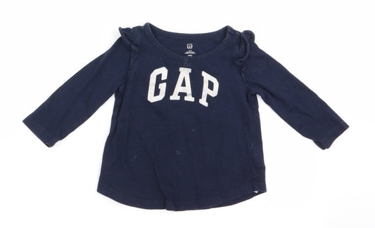 Gap Girls Blue   Basic Casual Size 6-9 Months  - GAP