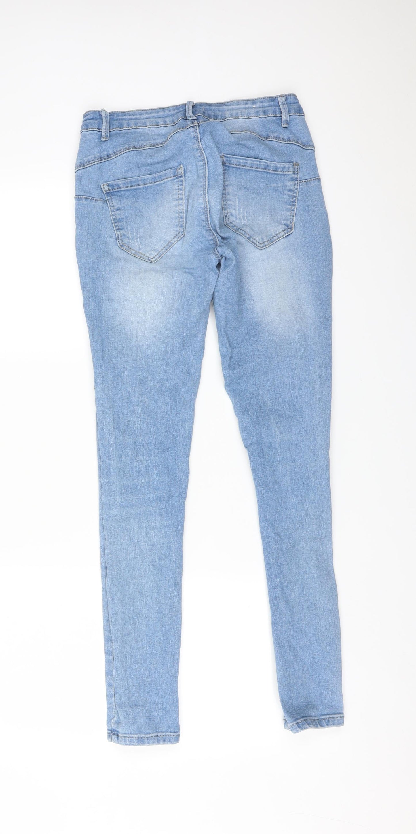 GOODIES Womens Blue   Skinny Jeans Size 10 L28 in
