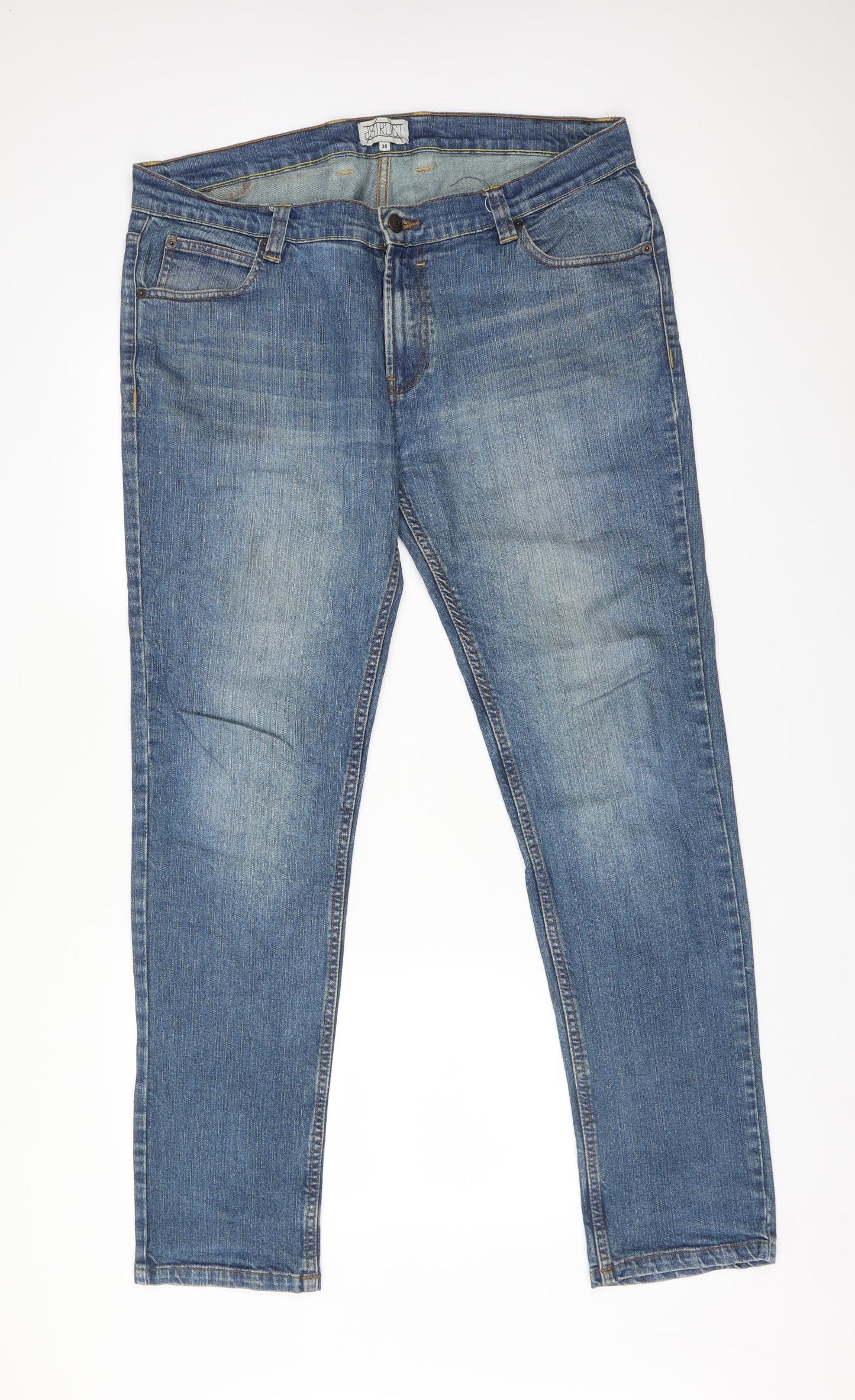 DSTRUCT Womens Blue   Straight Jeans Size 36 L31 in
