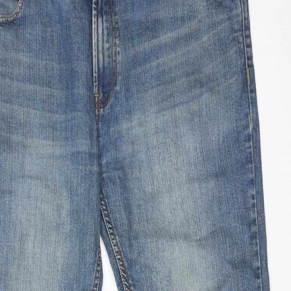 DSTRUCT Womens Blue   Straight Jeans Size 36 L31 in