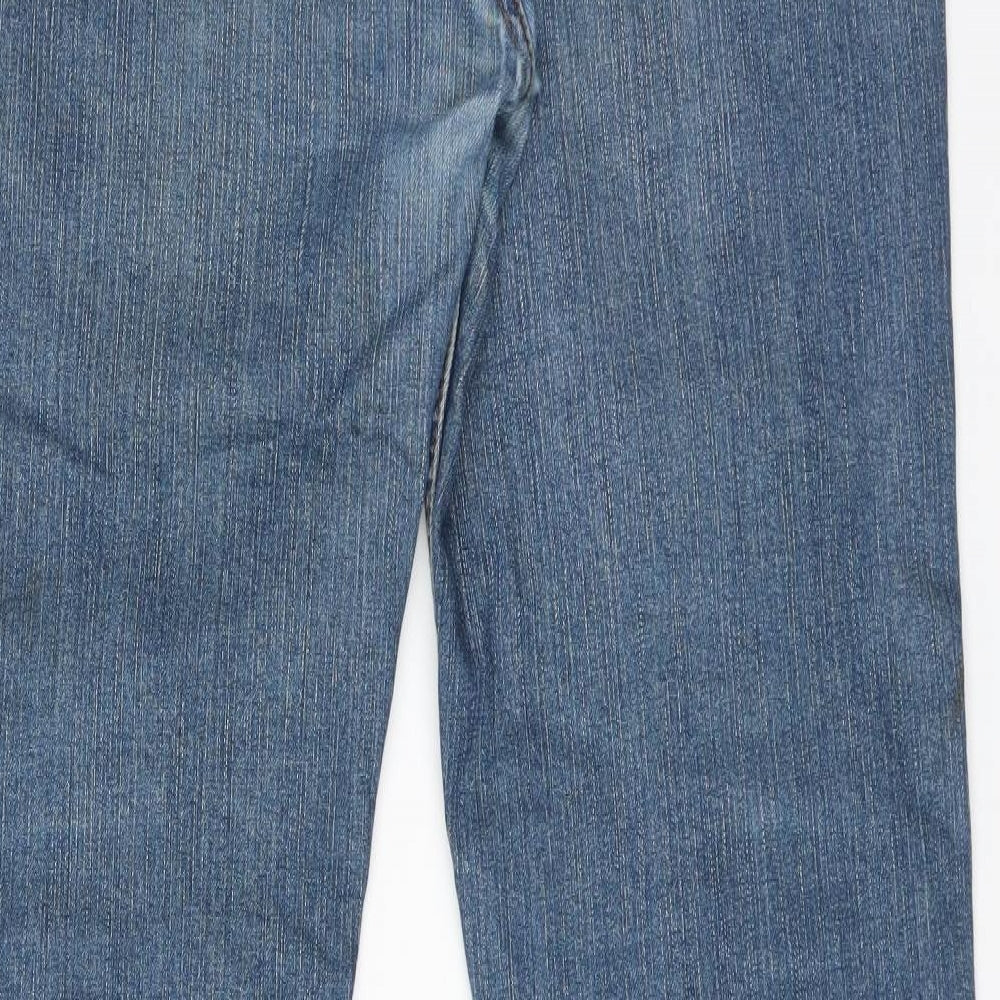 DSTRUCT Womens Blue   Straight Jeans Size 36 L31 in