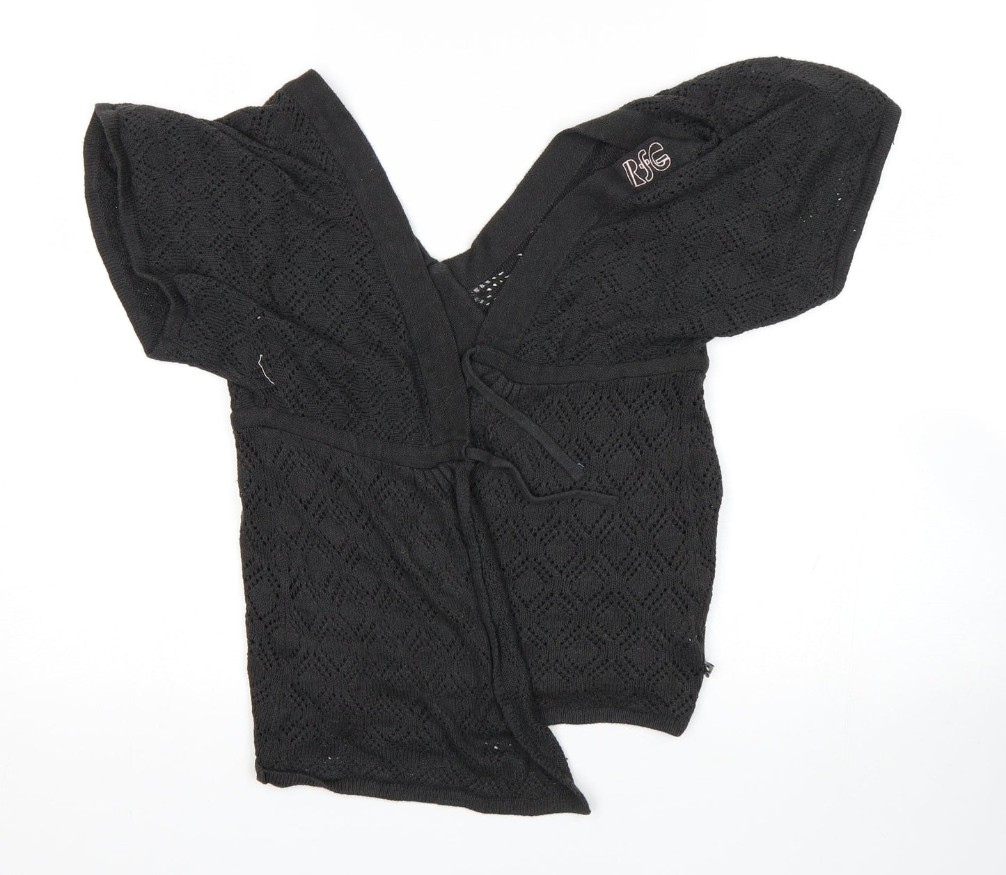 Rags For Girls Womens Grey   Wrap Jumper Size L