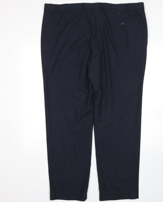 M&S Womens Blue   Trousers  Size 42 L31 in