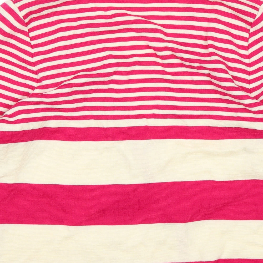 LUCIA Womens Multicoloured Striped  Cardigan Jumper Size 12