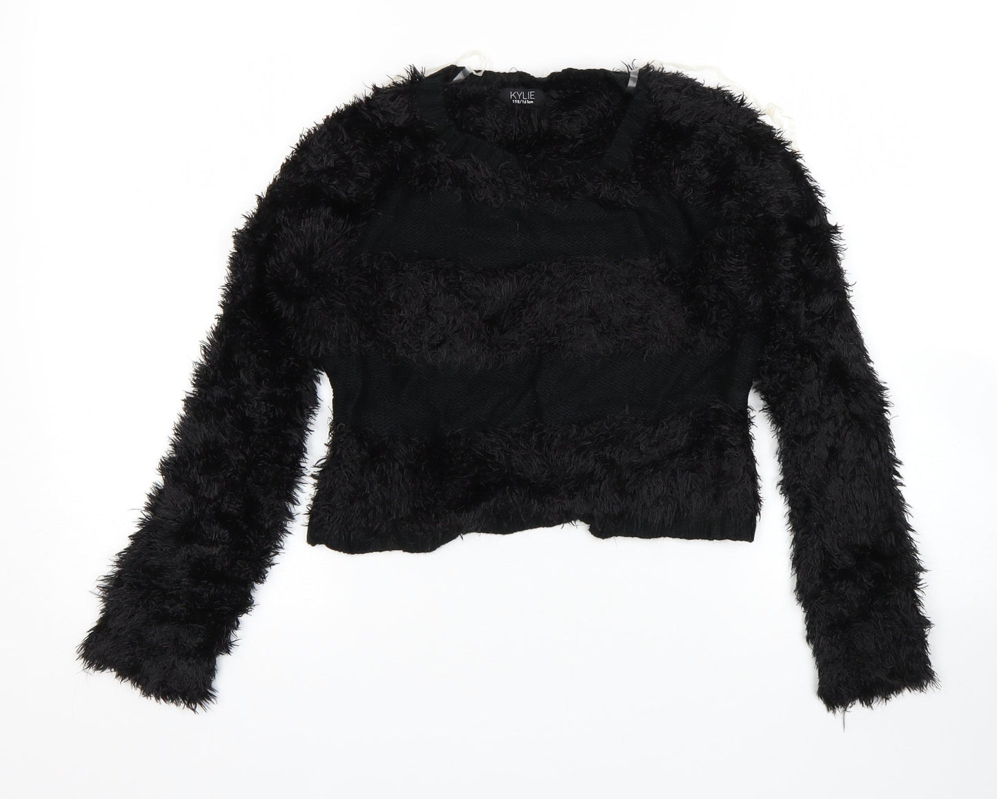M&Co Girls Black   Pullover Jumper Size 13 Years