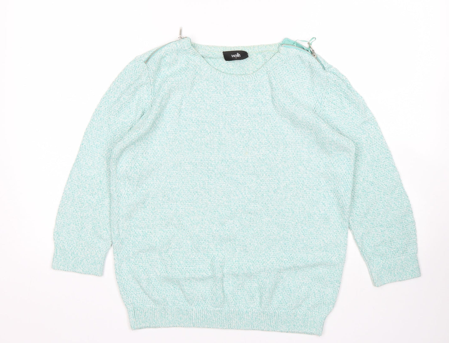 Wallis Womens Green   Pullover Jumper Size S