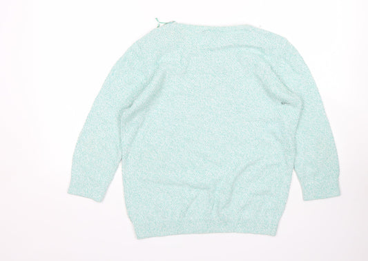 Wallis Womens Green   Pullover Jumper Size S