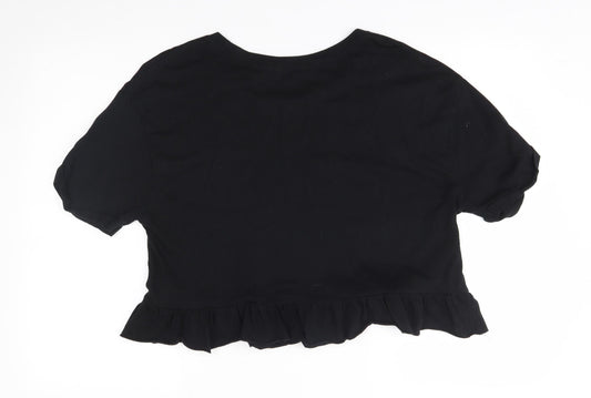 Zara Womens Black   Basic Blouse Size M