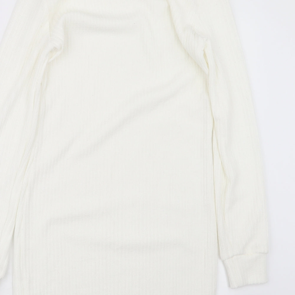 Preworn Womens White   Pullover Jumper Size M  - Long