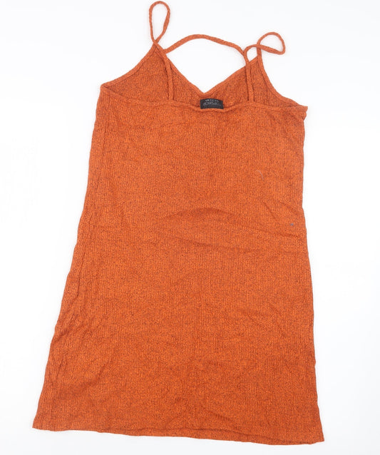 Topshop Womens Orange   Mini  Size 14