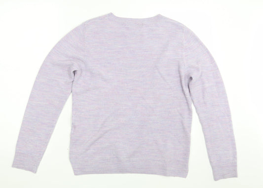 M&S Womens Purple   Pullover Jumper Size 12