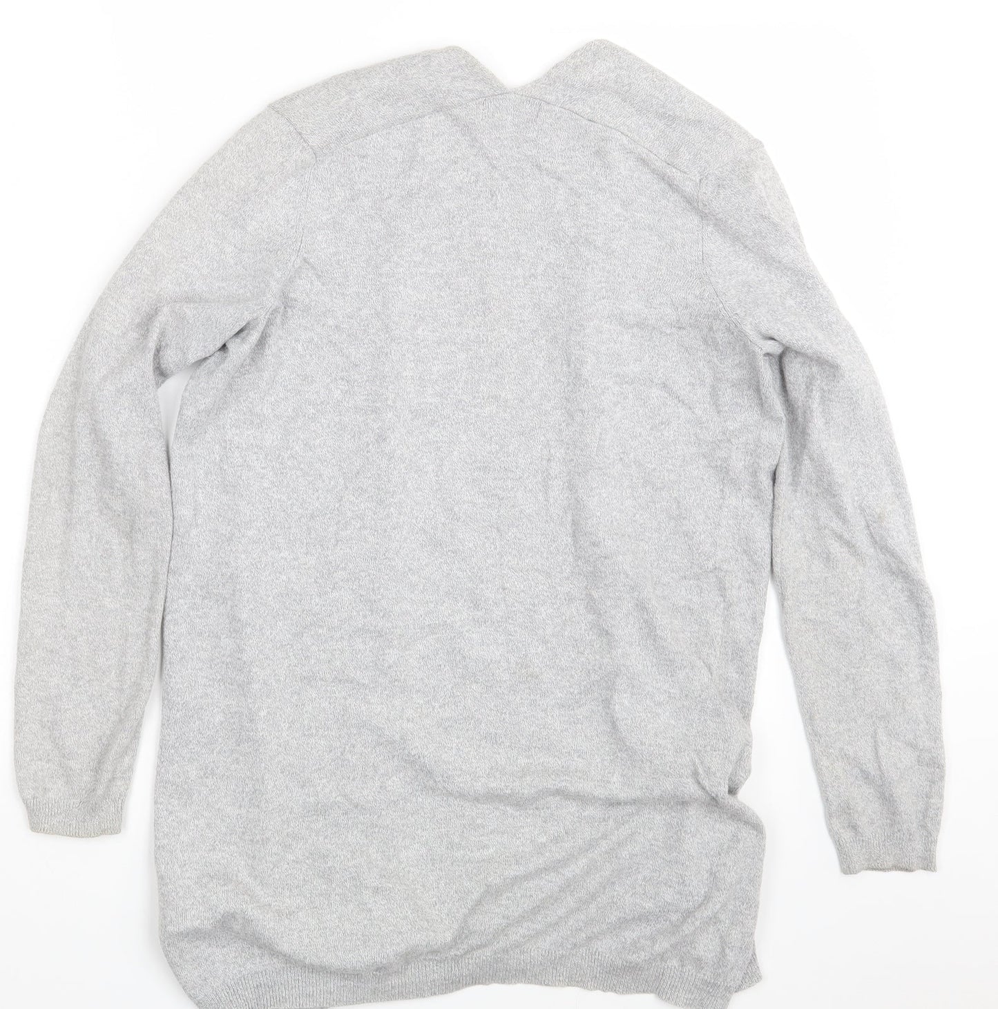 New Look Womens Grey   Wrap Jumper Size 10