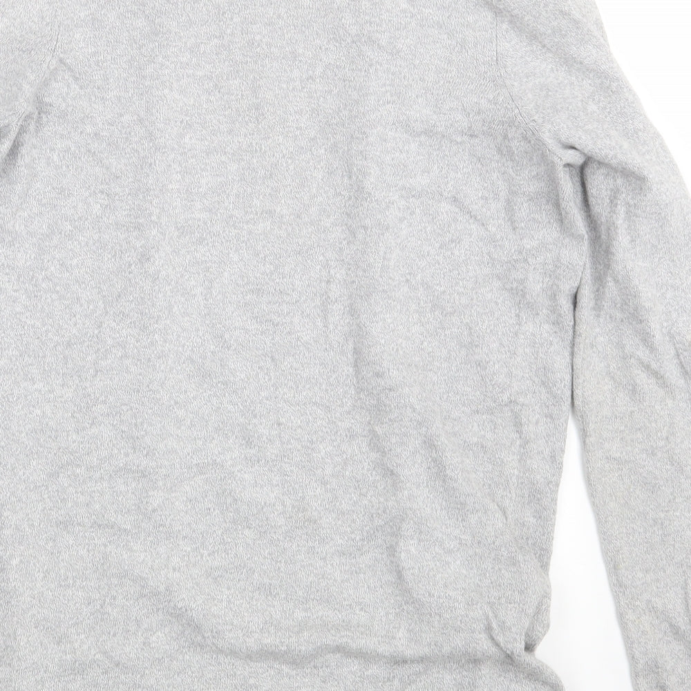 New Look Womens Grey   Wrap Jumper Size 10
