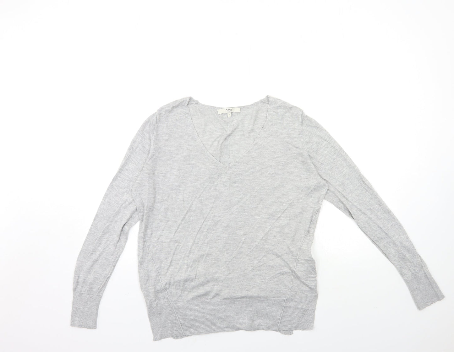 NEXT Womens Grey  Knit Pullover Jumper Size 10