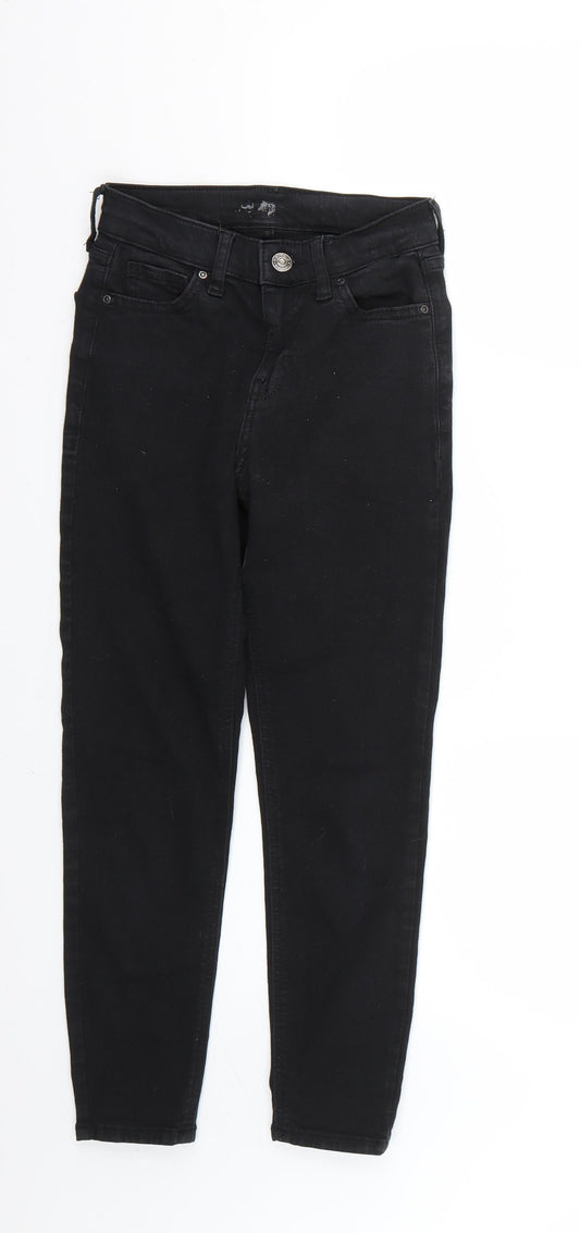 Topshop Mens Black   Skinny Jeans Size 28 L23 in