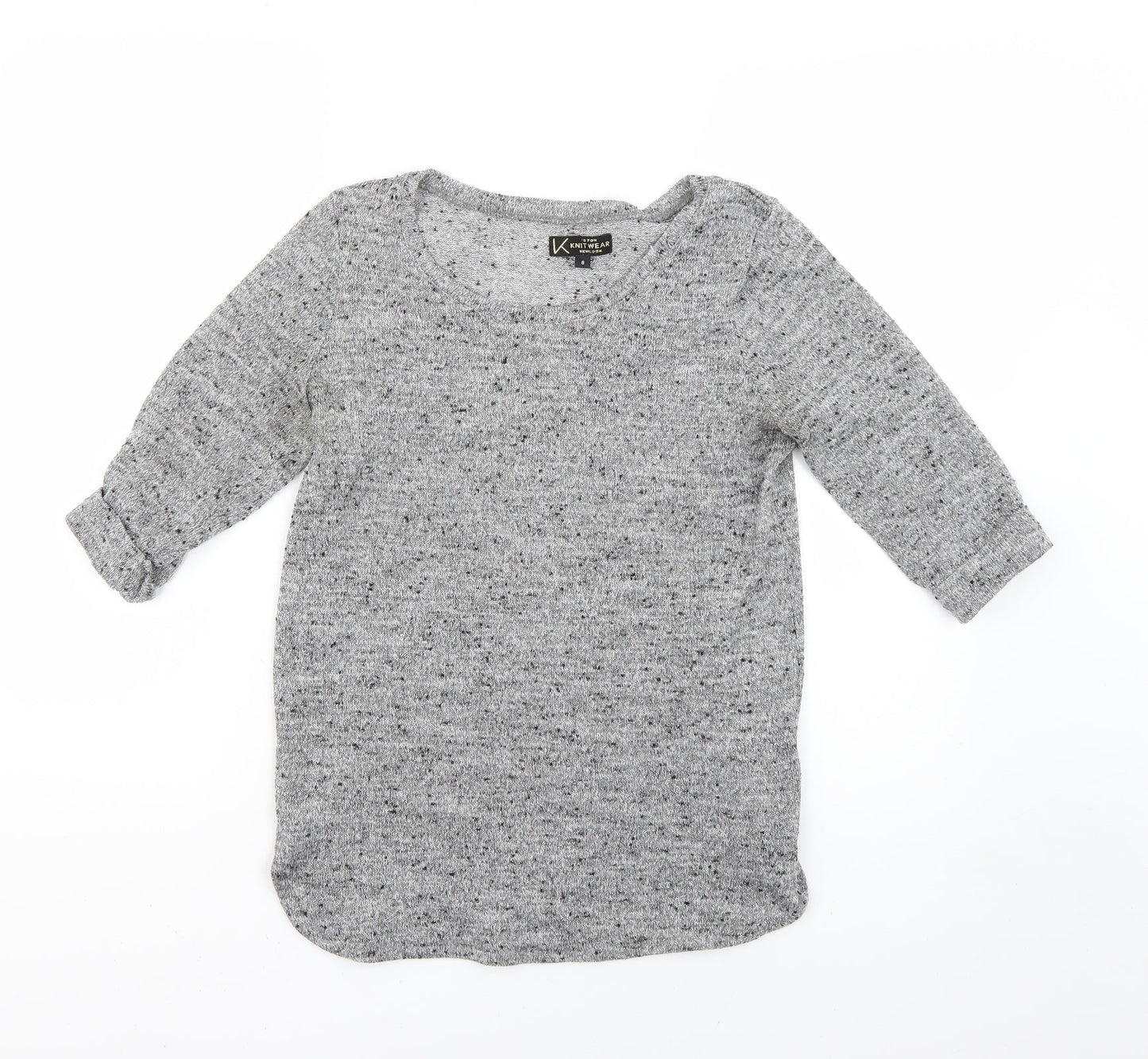 New Look Womens Grey   Pullover Jumper Size 8