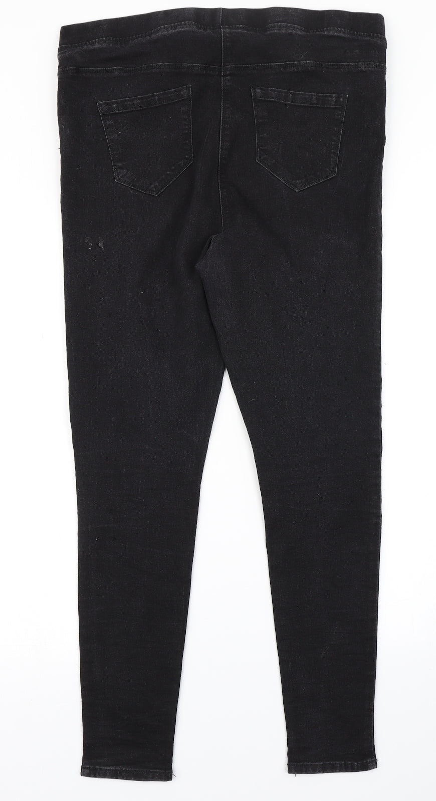 Studio Womens Black  Denim Jegging Jeans Size 16 L26 in