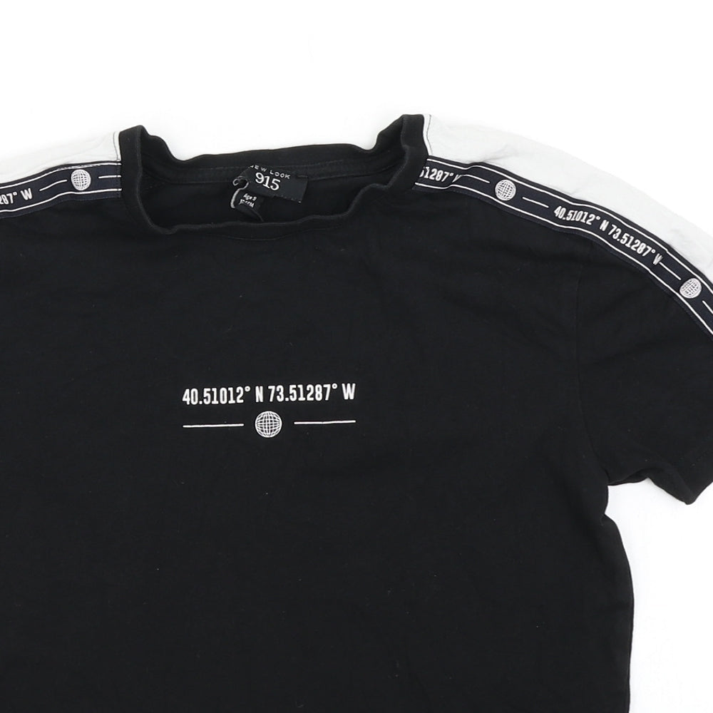 915 Generation Boys Black   Basic T-Shirt Size 9 Years