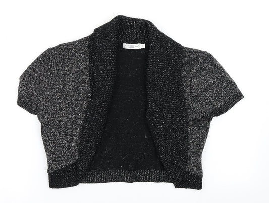 New Look Womens Black  Knit Cardigan Jumper Size 6