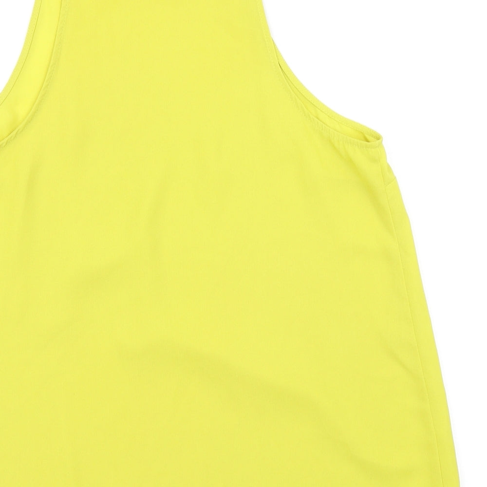 New Look Womens Yellow   Camisole Blouse Size 14
