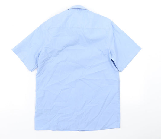 M&S Boys Blue   Basic Button-Up Size 11-12 Years