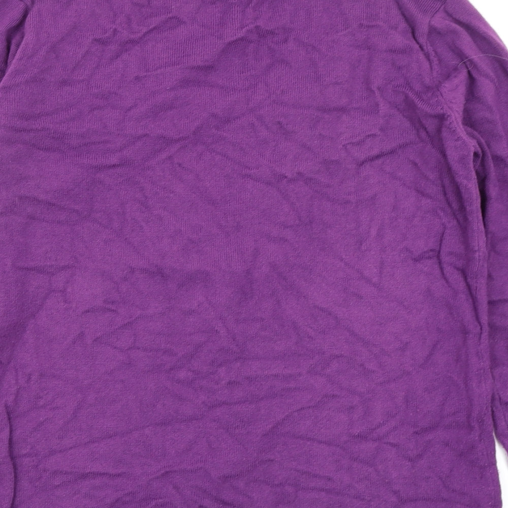 Special Collection Womens Pink Floral  Pullover Jumper Size 12