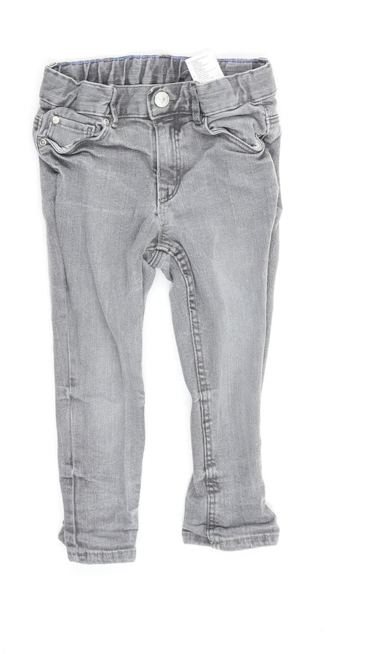 H&M Boys Grey   Cargo Jeans Size 24 Months