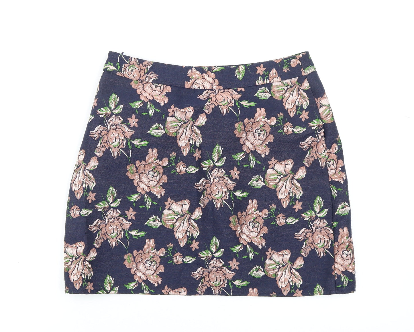 Fashion Union Womens Multicoloured Floral  Flare Skirt Size 10