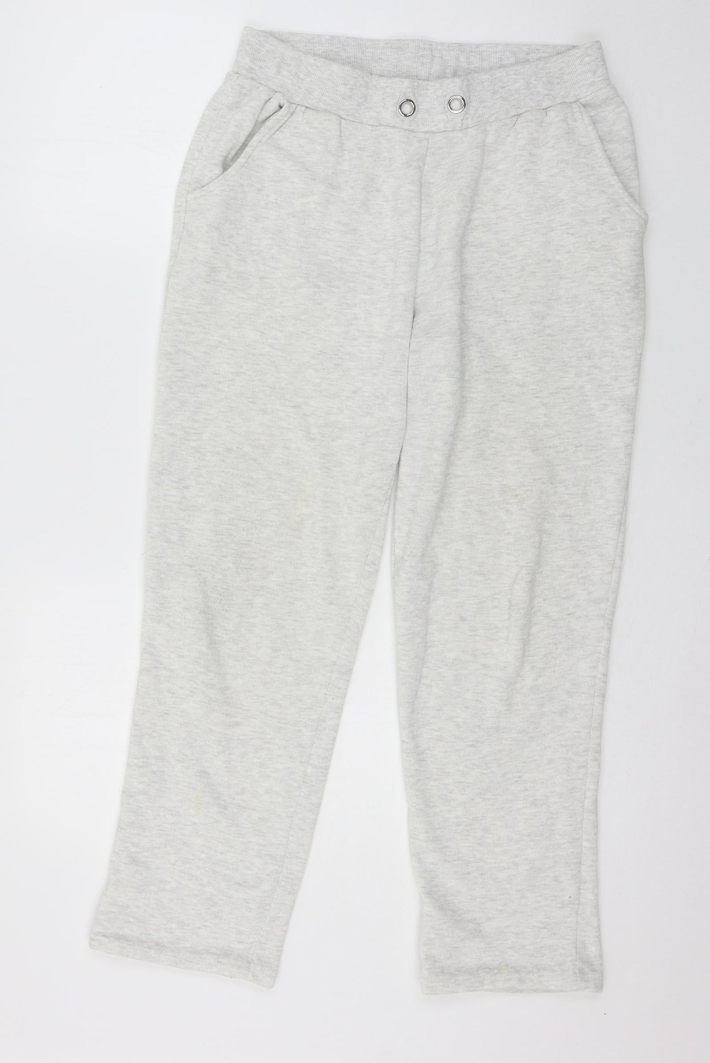 Peacocks Womens Grey  Jersey Jogger Trousers Size 10 L26 in