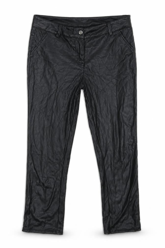 South Womens Black   Cropped Trousers Size 12 L23 in