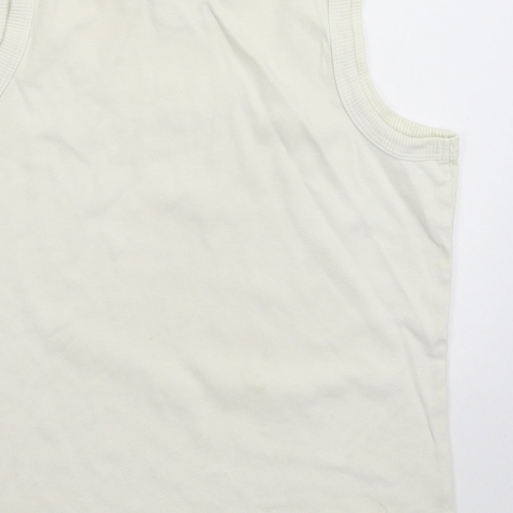 NEXT Womens White   Basic Tank Size 14