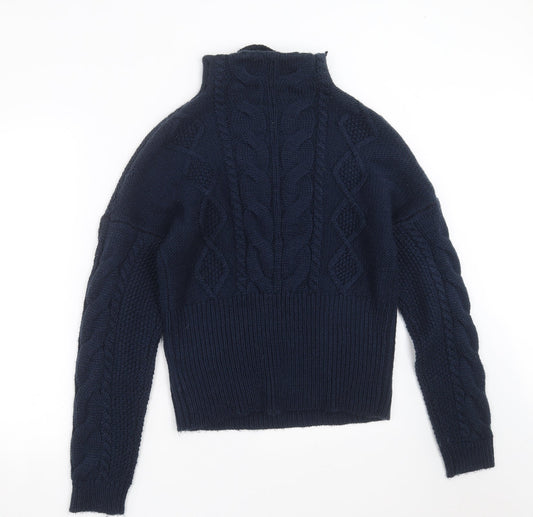 Fashion Union Womens Blue  Knit Pullover Jumper Size 12