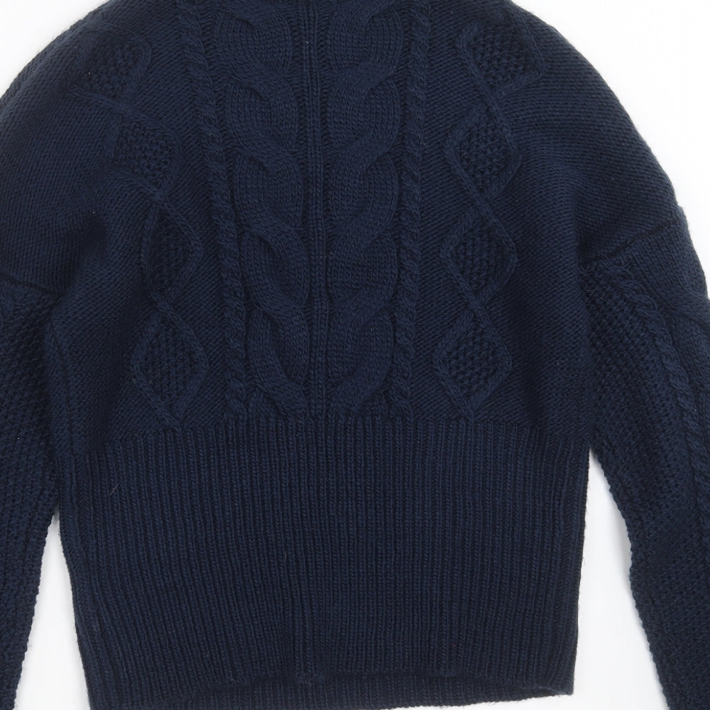 Fashion Union Womens Blue  Knit Pullover Jumper Size 12